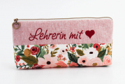 Mäppchen, Stiftemäppchen Lehrerin mit ❤